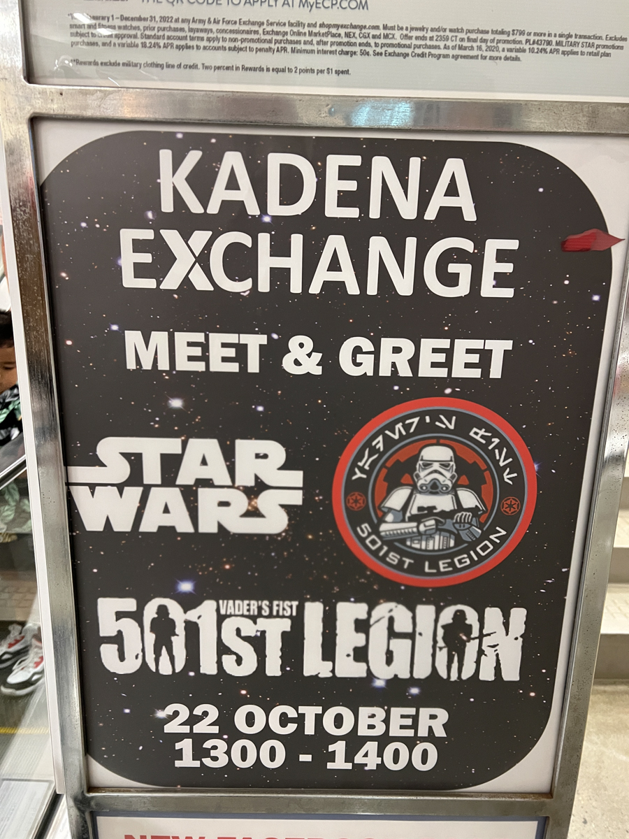 【出撃レポート】10月22日 Kadena BX Meet&Greet