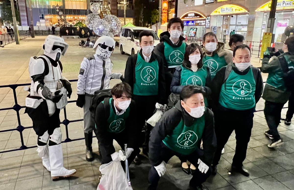 【出撃レポート】2023年1月19日Green Bird歌舞伎町清掃活動